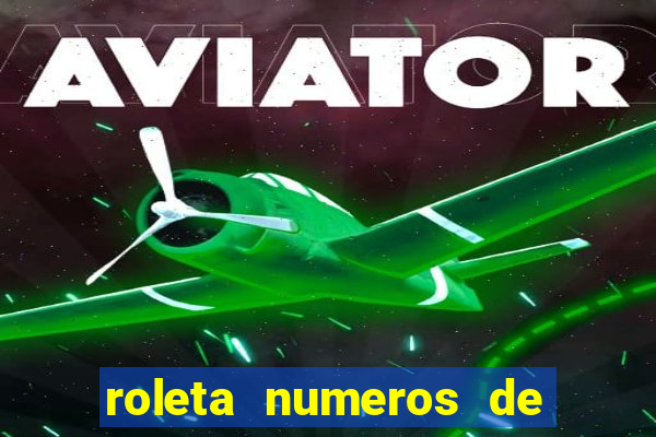 roleta numeros de 1 a 100